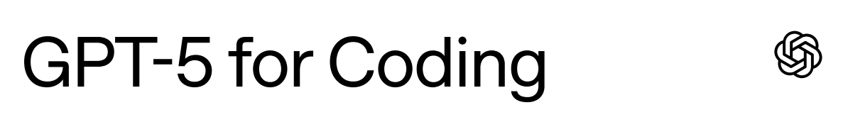 GPT-5 for Coding